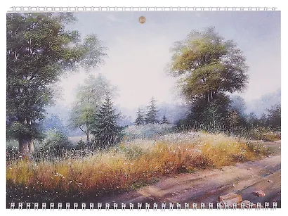 Календарь квартальный 2026г 297*840 "Там, где сердцу милый край" настенный, трёхблочный, спираль - фото 2