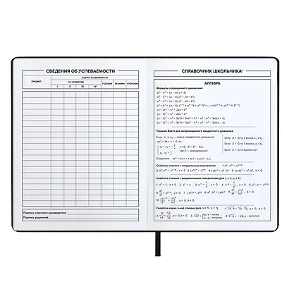 Дневник шк. "Интроверт" кожзам, тв.переплёт, тиснение фольгой, пантон, одно ляссе, закругл.углы - фото 8