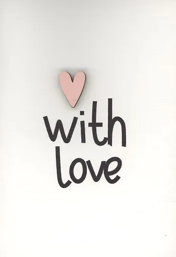 Открытка "With love" - фото 1