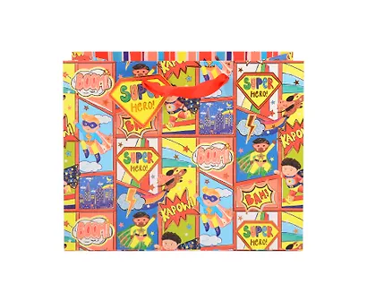 Пакет А5 18*23*10 "Супер бууум" дет., бум.мат.ламинат - фото 4