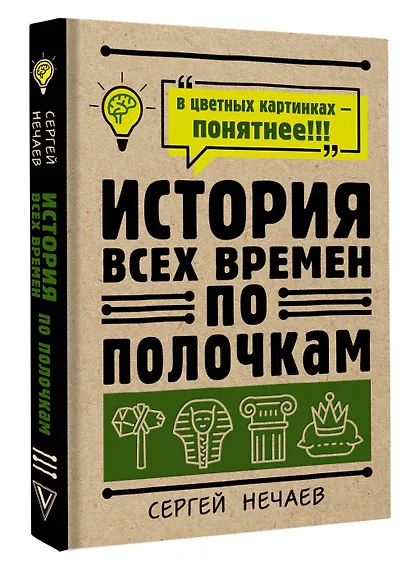 книги по истории на полке