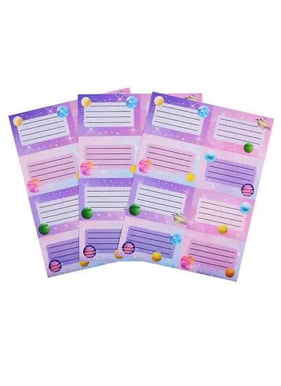 Наклейки для тетрадей 24шт "The sky is the limit" - фото 1