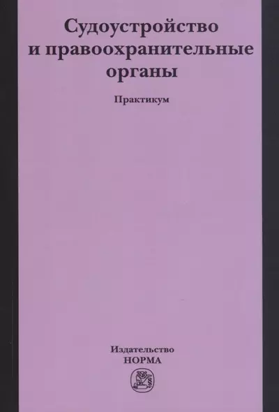 Судоустройство и правоохранительные органы. Практикум - фото 1