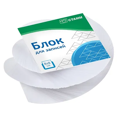 Блок-куб 80*80*40 "Имидж" белый, проклеенный, спираль - фото 4