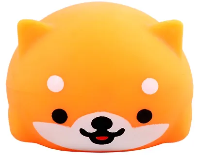 Антистресс Мяшка собака Сиба-Ину в картонной коробке (оранжевая) - фото 4