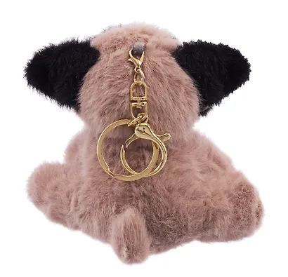 Брелок Мопс (плюш) (12см) (15-3307019599-16) - фото 4