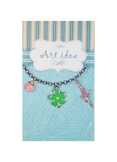 Кулон серебристого цвета Цветок пятилистник микс цветов (QA-5574) (1,6см) - фото 1