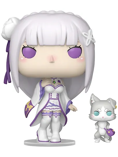 Фигурка FUNKO POP&Buddy: Re:ZERO- Emilia w/Puck (FNK86515) - фото 2