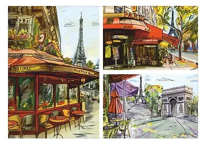 ДРУГИЕ ЛЮДИ Рисовая бумага А3 Старое кафе 1016 - фото 1