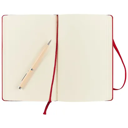 Книга для записей Moleskin Classic Large, твёрдая обложка, красная, 120 листов, А5 - фото 3