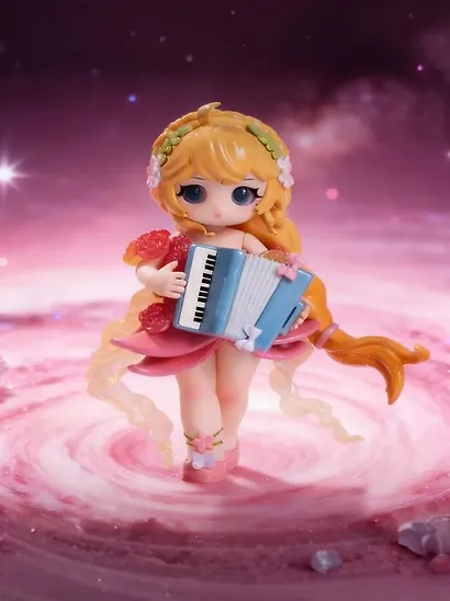 Коллекционные игрушки-сюрприз Девочка 14см, Vivistar, с музыкальным инструментом, 12-LetV-11, Letsvan, Blind Box - фото 4