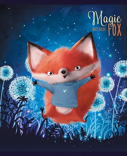 Тетрадь общая «Magic FOX» в ассортименте, 48 листов в клетку, А5 - Listoff - фото 4
