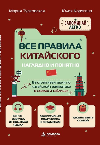 Все правила китайского наглядно и понятно. Быстрая навигация по китайской грамматике в схемах и таблицах - фото 1