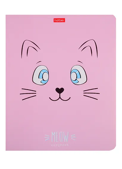 Тетрадь в клетку Hatber, "Ушки на макушке", 18 листов, в ассортименте - фото 1
