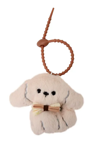 Брелок-обвес на сумку Мальтипу с бантом (плюш) (9 см) (12-4033-202510-SPT-35) - фото 1