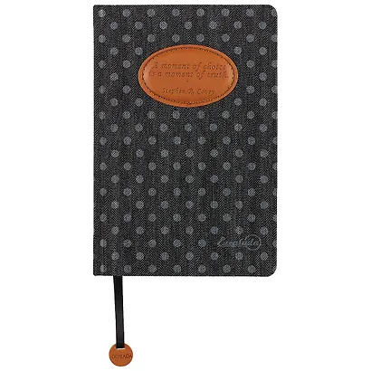 Ежедневник Escalada Denim в горошек, недатированный, А5 - фото 1