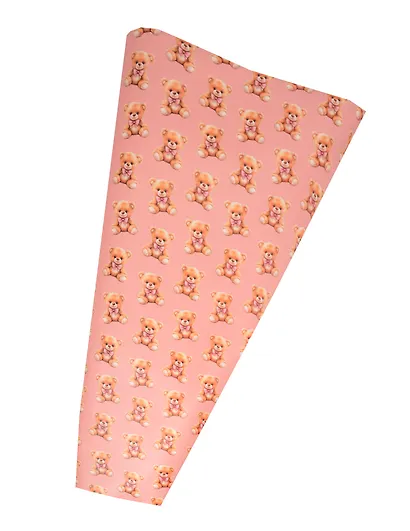 Бумага упаковочная 70*100см "Мишкасбантом" глянц., инд.уп. - фото 3