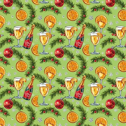 Бумага упаковочная 70*100см "Веселый Новый Год" НГ,инд.уп., ассорти - фото 11