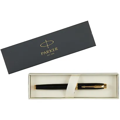 Ручка-роллер Parker, IM Black CT, подарочная черная - фото 9