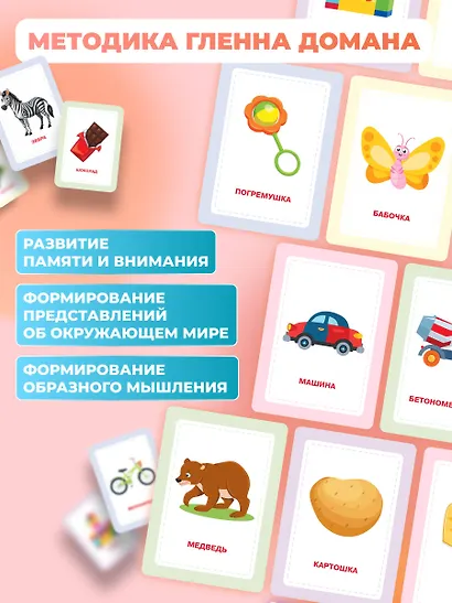 Развивающие карточки Домана. Нейротренировка малышей - фото 6