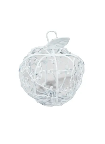 Декоративные элементы из металла Яблоко белое ажурное (11093601) - фото 1