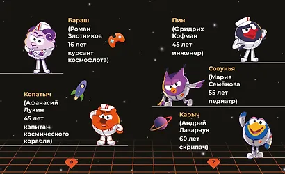 Смешарики. Сквозь вселенные. Книга для детей с цветными иллюстрациями - фото 4