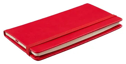 Планинг недат. 64л "Joy Book" очень красный, карманный, иск.кожа 7Б, скругл.углы, тонир.блок, резинка, офсет, ляссе - фото 2