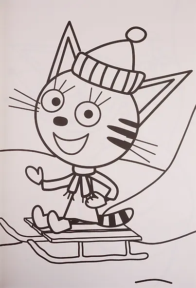 МАКСИ-ПОСТЕР. ТРИ КОТА. ЗИМА - фото 3