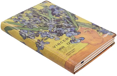 Книга для записей "Ван Гог. Ирисы" А5, твердая обложка - фото 2