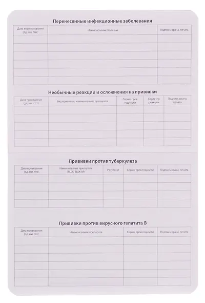 Сертификат о профилактических прививках "Baby.Зайка" 105х140мм, 16 стр., карт.обл., форма №156/у-93, Be Smart - фото 5