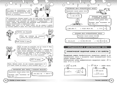 Математика. Большой наглядный справочник школьника - фото 6