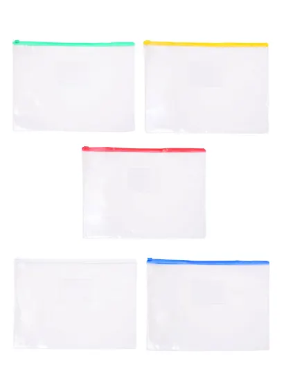 Папка на молнии А4 прозрачная - фото 3