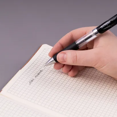 Ручки шариковые автоматические черные 12 штук "Accent" 0,7 мм, Schiller - фото 4