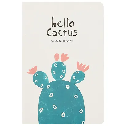 Тетрадь в клетку Languo, Hello cactus, 44 листа, в ассортименте - фото 3