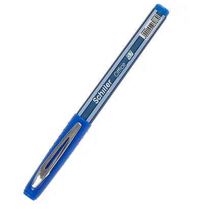 Ручки шариковые синие 12 штук "Office" 0,7 мм, Schiller - фото 3