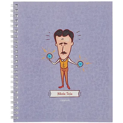 Тетрадь в клетку Listoff, "Величайшие умы", 48 листов, в ассортименте - фото 1