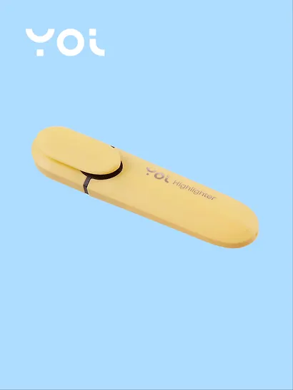 Текстовыделитель пастельный ванильный, Yoi - фото 2