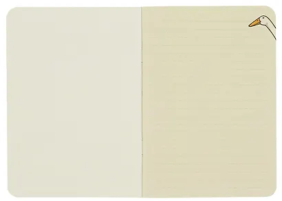 Записная книжка 120*170 32л кл. "Блокнот c глубоким смыслом с гусями (голубой)" карт.обл., мат.ламинация, выб.УФ-лак - фото 3