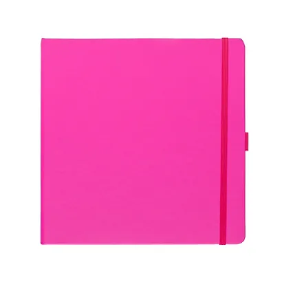 Скетчбук 20*20 80л "Sketchmarker" фуксия яркая, 140г/м2, слоновая кость, тв.обл. - фото 2