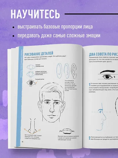 Учимся рисовать лица и эмоции. Руководство по рисованию головы человека - фото 5