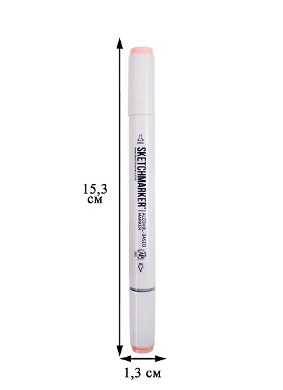 Маркер двухсторонний Персик, спирт.основа, цв.R114, Sketchmarker - фото 2