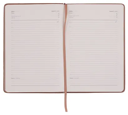 Ежедневник недат. А5 160л "Сариф" бежевый, иск.кожа, тв.переплет, перфорация, место для ручки, офсет, справ.мат-лы, закругл.углы, ляссе, инд.уп - фото 6