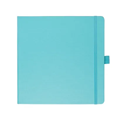 Скетчбук 20*20 80л "Sketchmarker" аквамарин, 140г/м2, слоновая кость, тв.обл. - фото 2