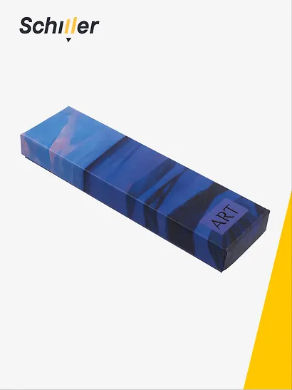 Ручка шариковая "ART. Мондриан П. Пейзаж с дюнами" синяя, Schiller - фото 2