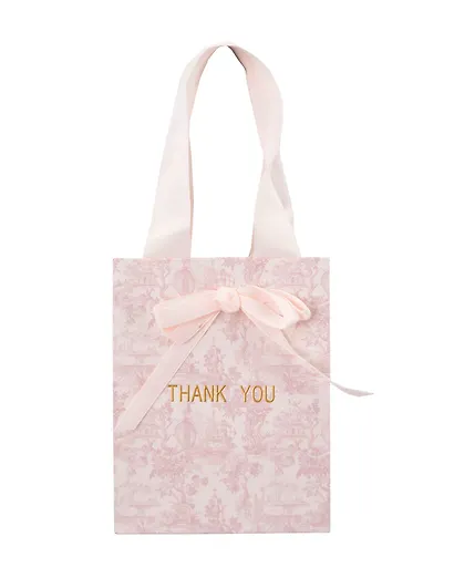 Пакет А6 11,5*14,5*6 "THANK YOU" жен., тиснение фольгой, бум.мат.ламинат - фото 3