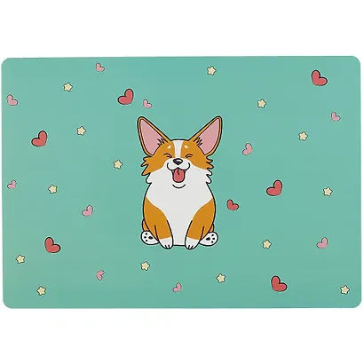 Покрытие на стол А4 "Corgiis life" - фото 1