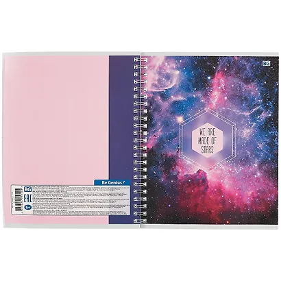 Тетрадь в клетку BG, My space, 80 листов, двойная обложка, в ассортименте - фото 3