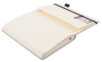 Ежедневник недат. А5 160л "Velvet" серо-голубой, иск.кожа, петля д/ручки, резинка - фото 11