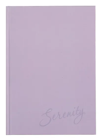Ежедневник недат. А5 128л. "Serenity" 7БЦ, мат.лам, блинт.тисн, тонир.блок - фото 1