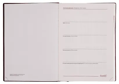 Ежедневник дат. 2026г. А5+ 176л "Шеврет" черный, кожзам, интегр. переплет, тисн. фольгой, внутренний блок в клетку, карман, офсет, закругл.углы, справ.мат-лы, 2 ляссе, инд.уп - фото 2